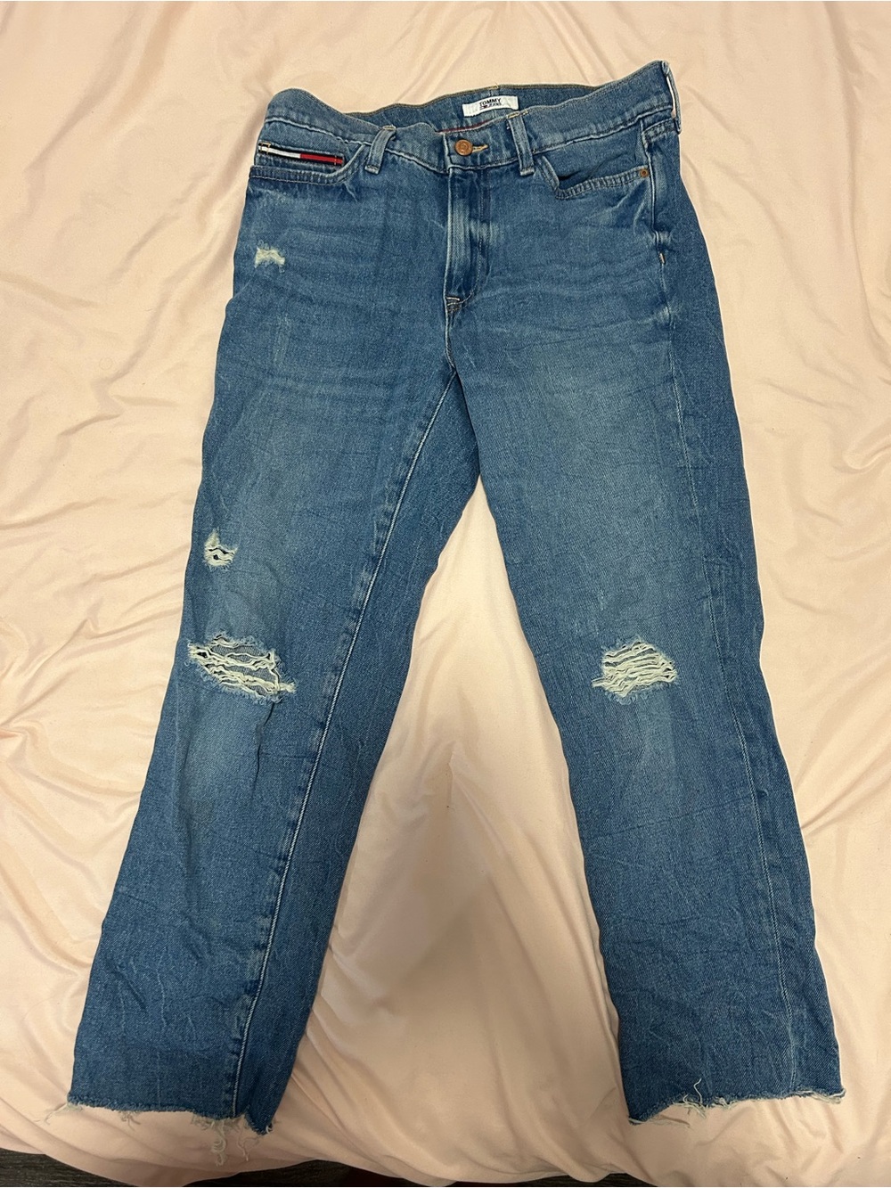 Tommy Hilfiger Slim Boyfriend Jeans — 100% cotton
